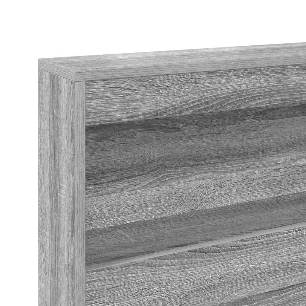 Skladišno uzglavlje Siva Sonoma 207,5 x 137,5 x 76,5 cm
