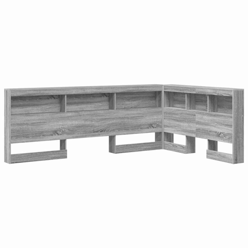 Skladišno uzglavlje Siva Sonoma 207,5 x 137,5 x 76,5 cm