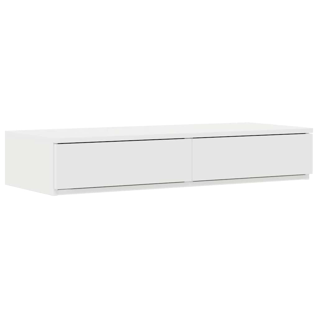 Krevet s ladicama s ladicama Bijelo 80 cm Konstruirano drvo