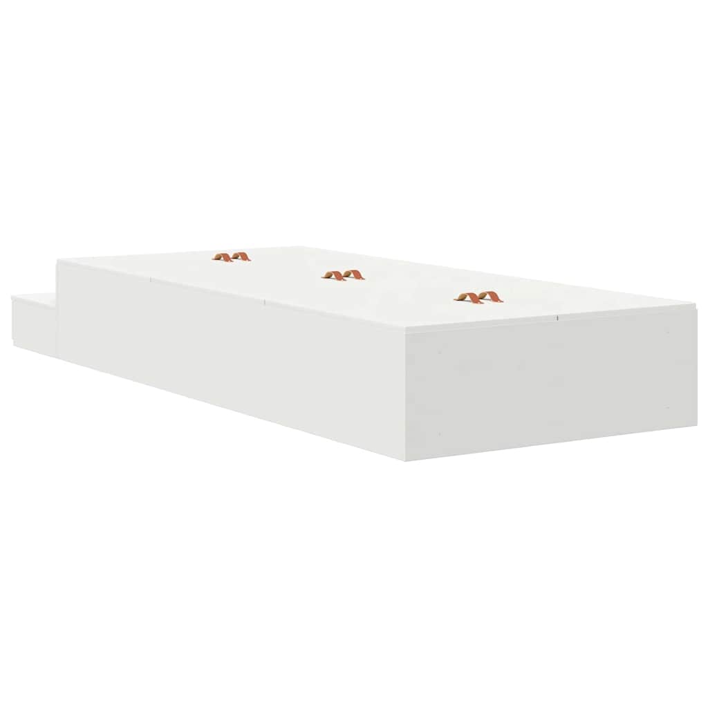 Krevet s ladicama s ladicama Bijelo 80 cm Konstruirano drvo