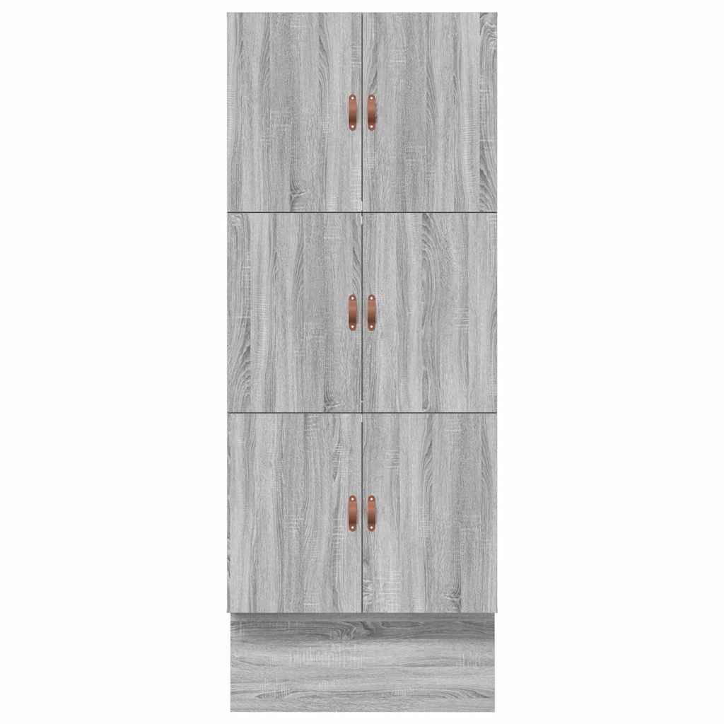 Krevet s ladicama Siva Sonoma 90 cm Konstruirano drvo