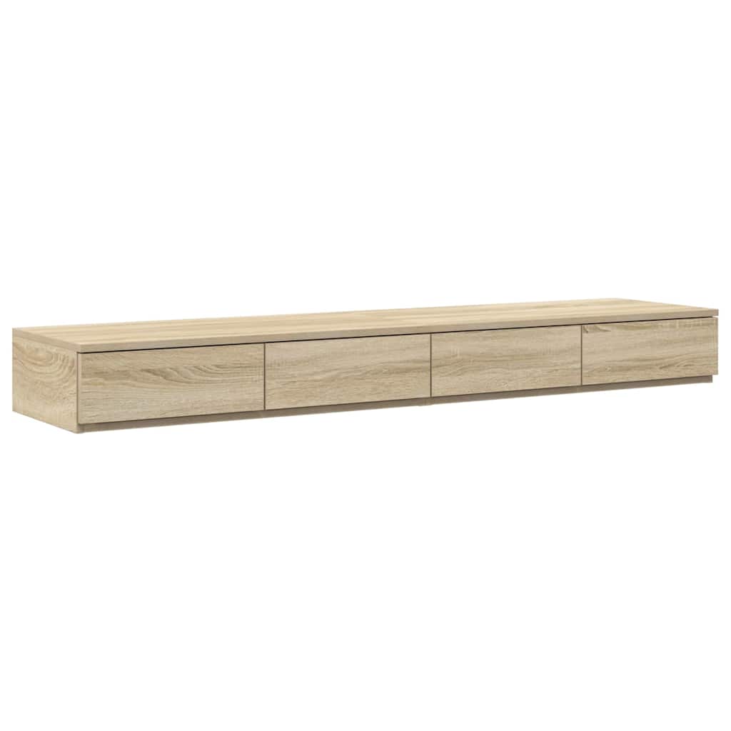 Krevet s ladicama Sonoma hrast 140 cm Konstruirano drvo