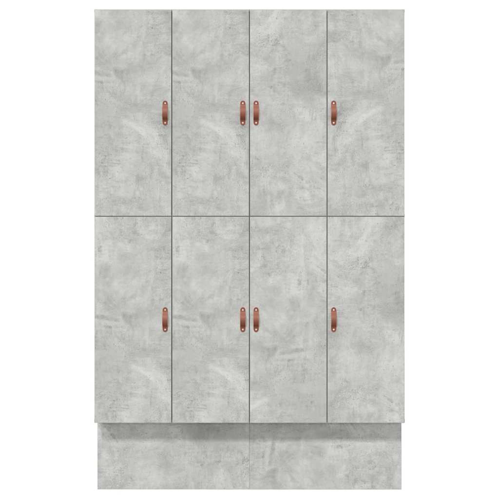 Krevet s ladicama Betonski sivi 140 cm Konstruirano drvo