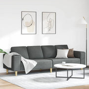 Kauč za dnevni boravak Tamno siva 250 x 77 x 76 cm Poliester