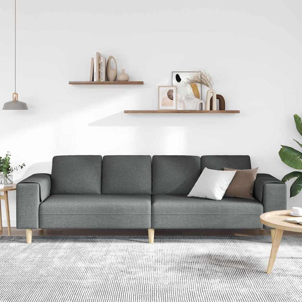 Kauč za dnevni boravak Tamno siva 250 x 77 x 76 cm Poliester