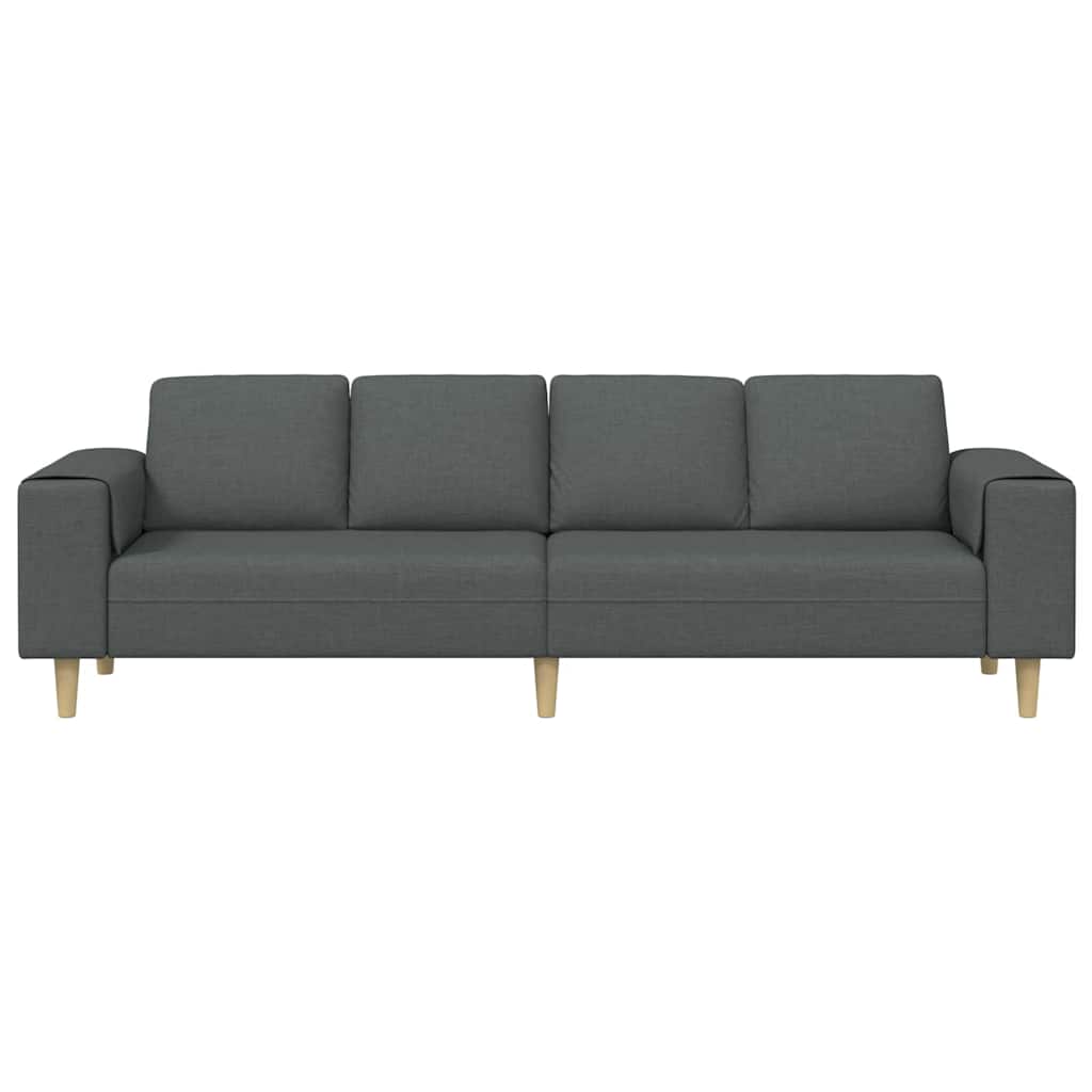 Kauč za dnevni boravak Tamno siva 250 x 77 x 76 cm Poliester