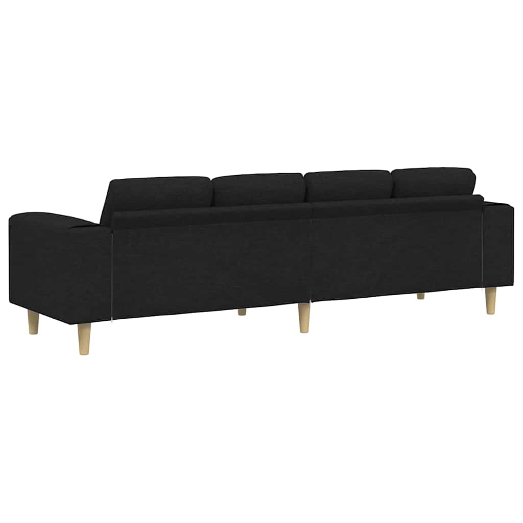 Kauč za dnevni boravak Crna 250 x 77 x 76 cm Poliester