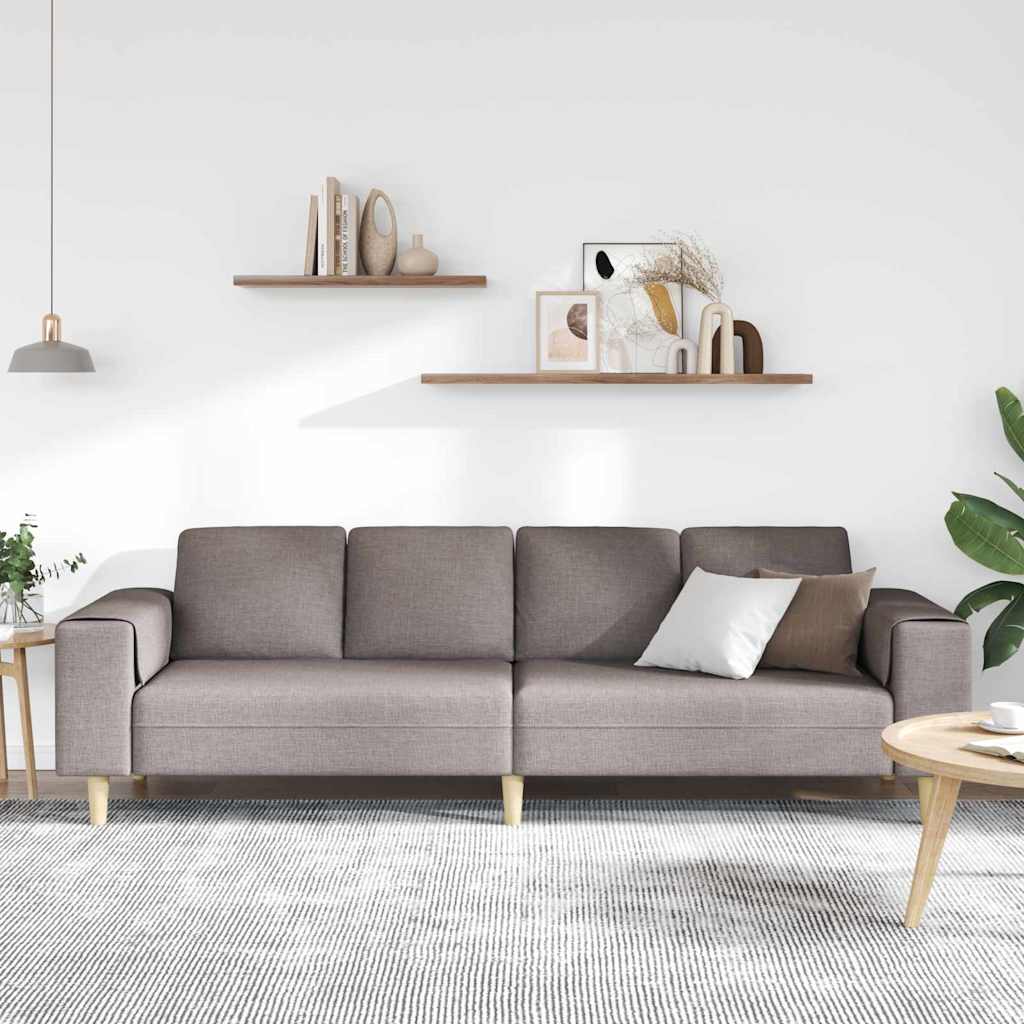 Kauč za dnevni boravak Sivo-smeđa 250 x 77 x 76 cm Poliester