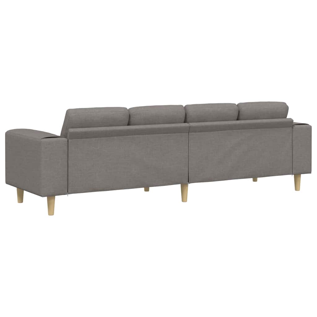 Kauč za dnevni boravak Sivo-smeđa 250 x 77 x 76 cm Poliester