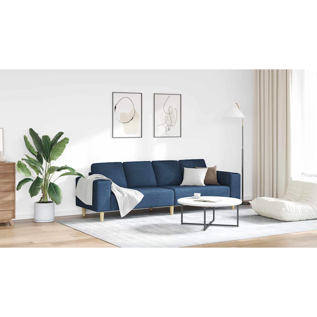 Kauč za dnevni boravak Plava 250 x 77 x 76 cm Poliester