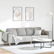 Kauč za dnevni boravak Oblačnosiva 250 x 77 x 76 cm Poliester
