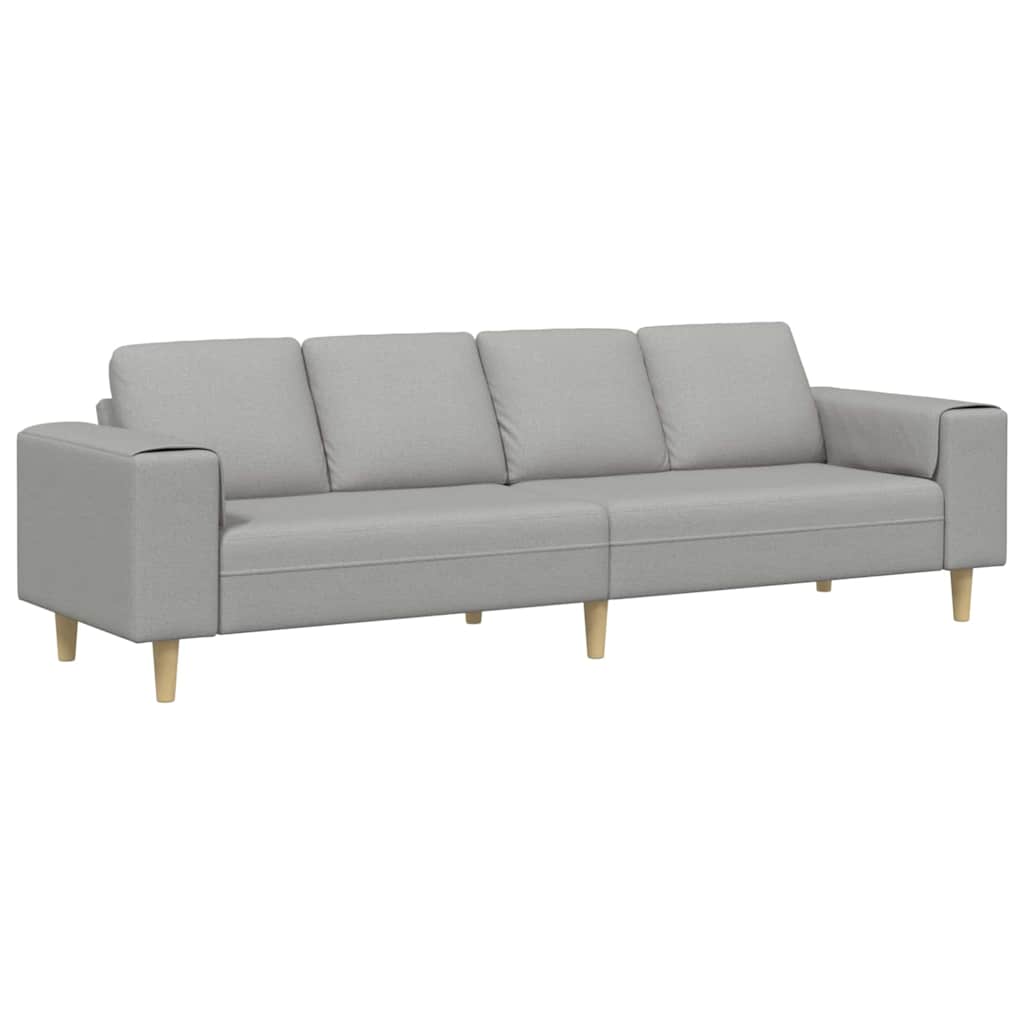 Kauč za dnevni boravak Oblačnosiva 250 x 77 x 76 cm Poliester