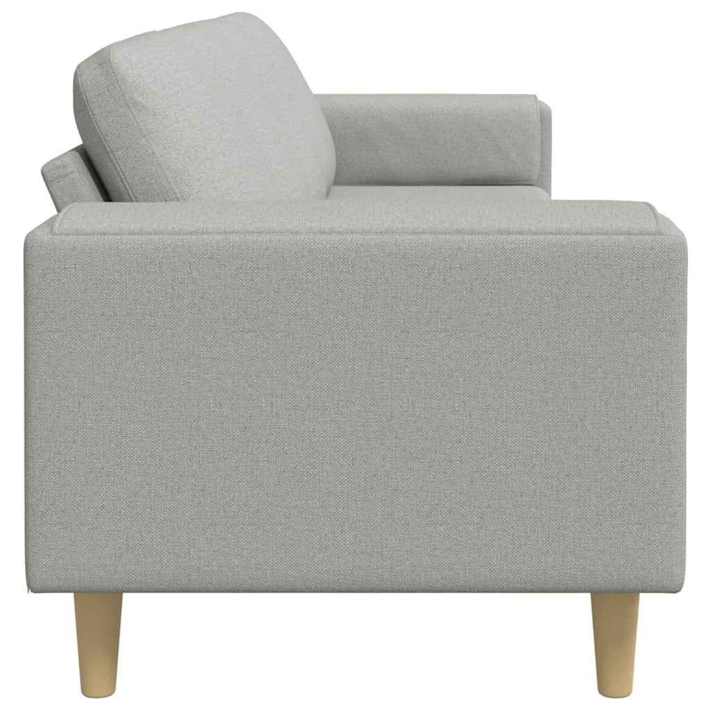 Kauč za dnevni boravak Oblačnosiva 250 x 77 x 76 cm Poliester