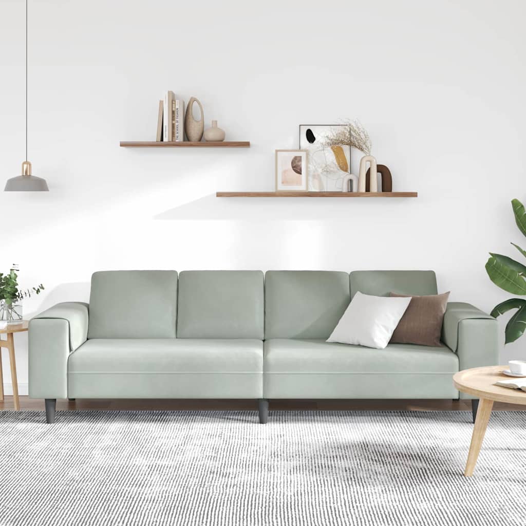 Kauč za dnevni boravak Svijetlo siva 250 x 77 x 76 cm