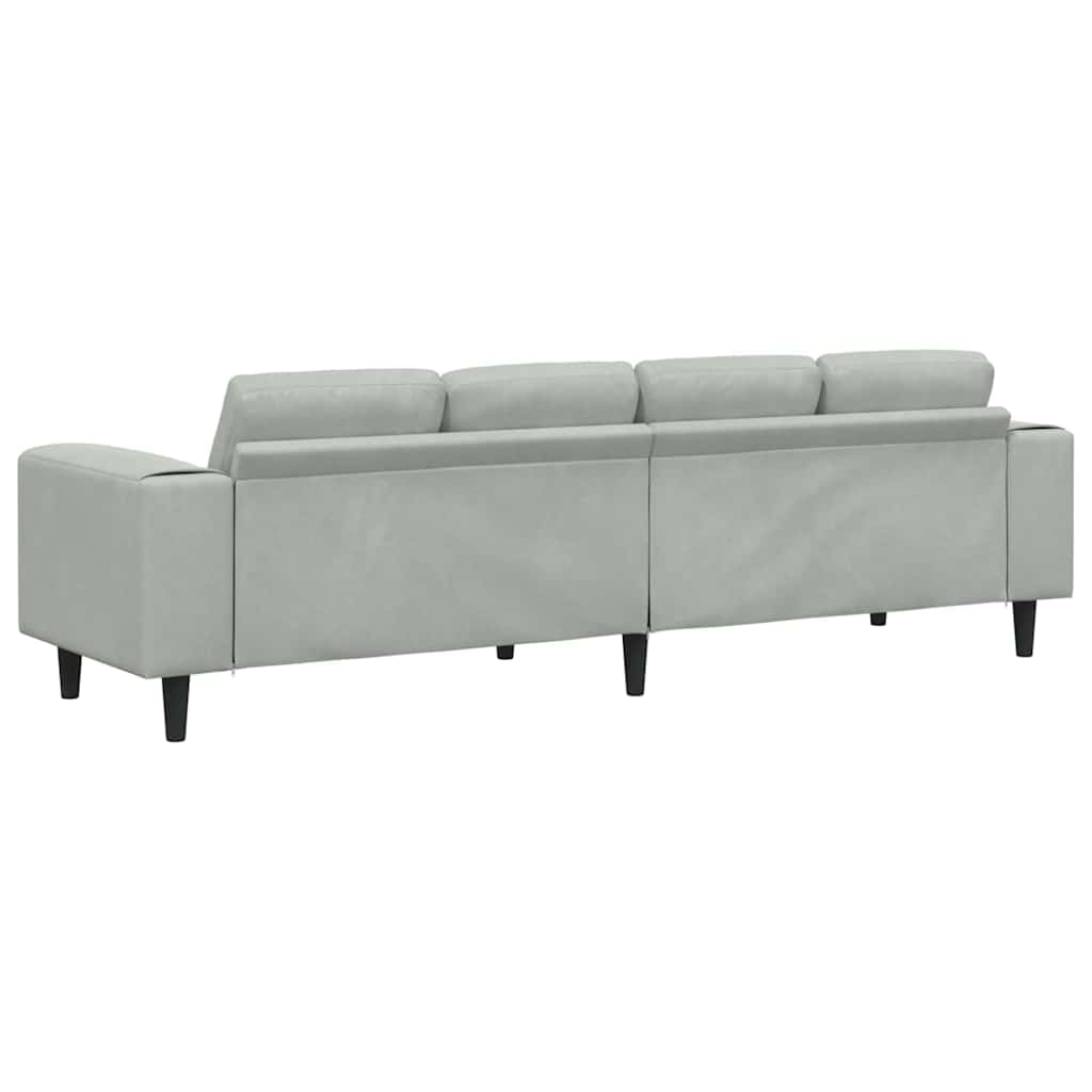 Kauč za dnevni boravak Svijetlo siva 250 x 77 x 76 cm