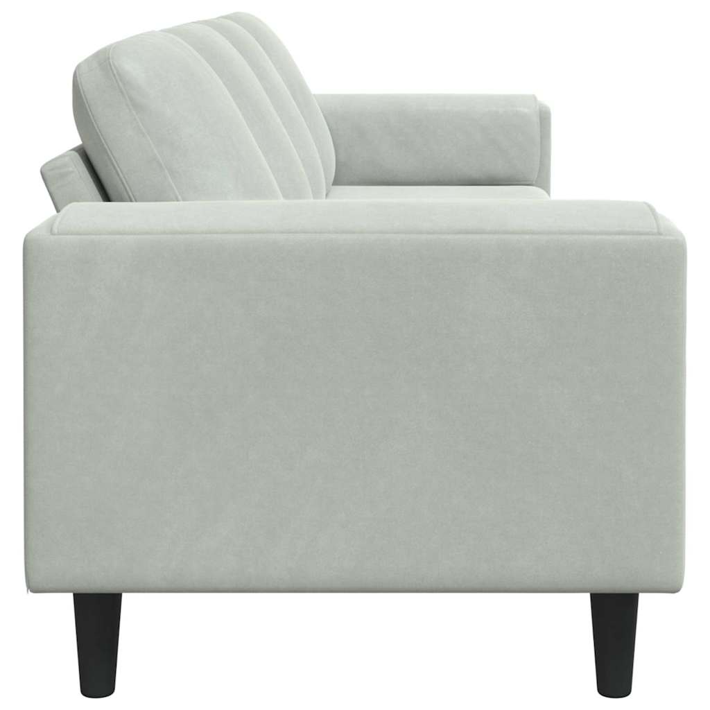 Kauč za dnevni boravak Svijetlo siva 250 x 77 x 76 cm