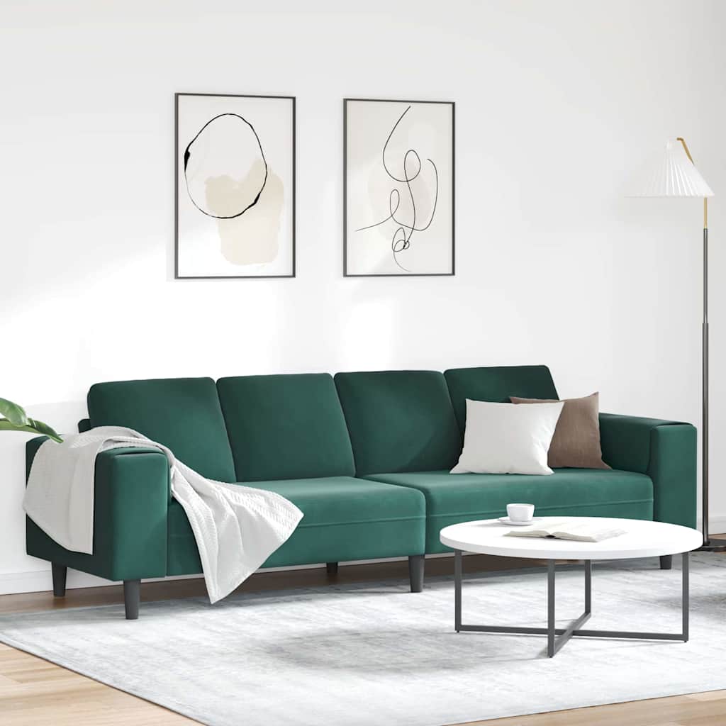 Kauč za dnevni boravak Tamnozelena 250 x 77 x 76 cm