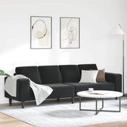 Kauč za dnevni boravak Crna 250 x 77 x 76 cm