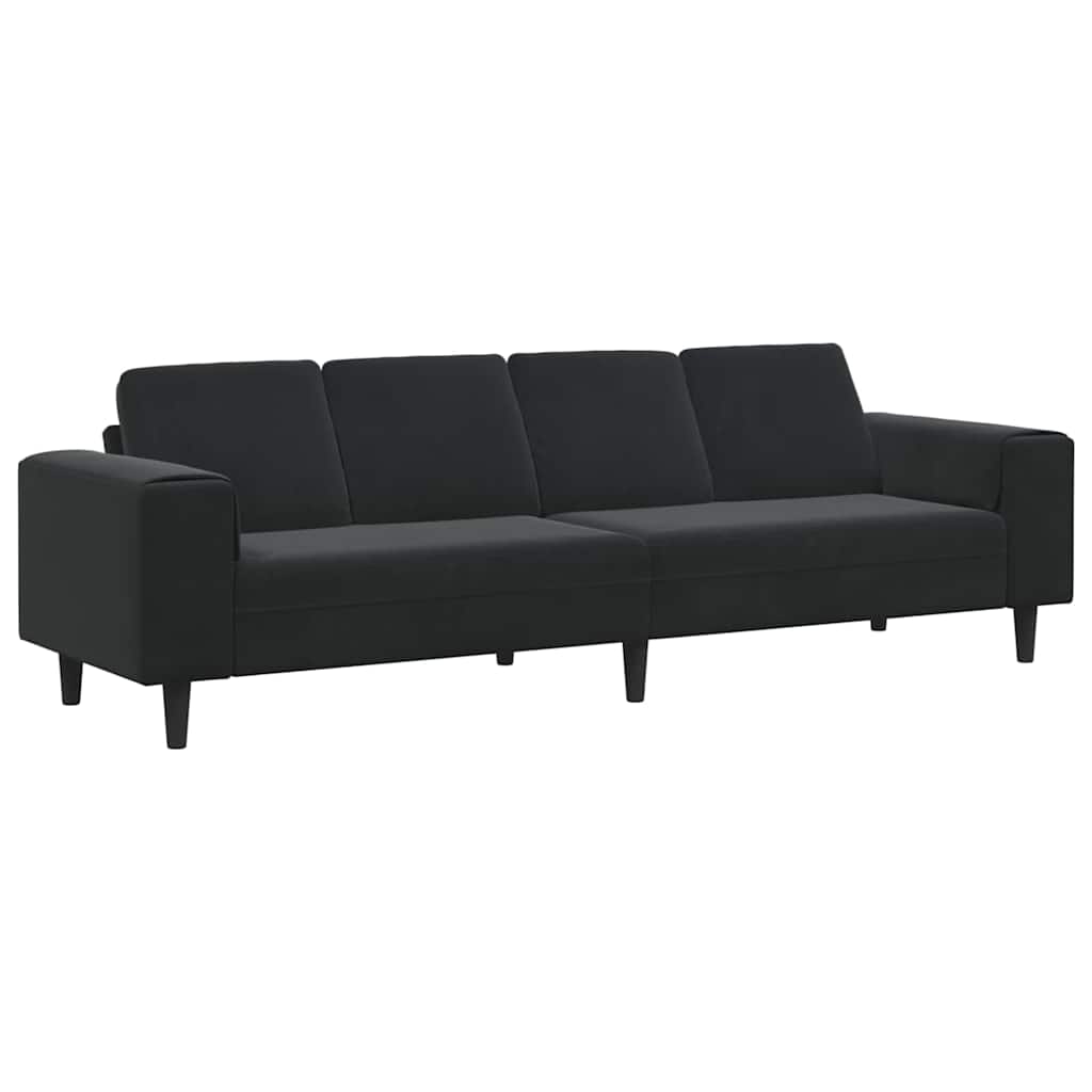 Kauč za dnevni boravak Crna 250 x 77 x 76 cm
