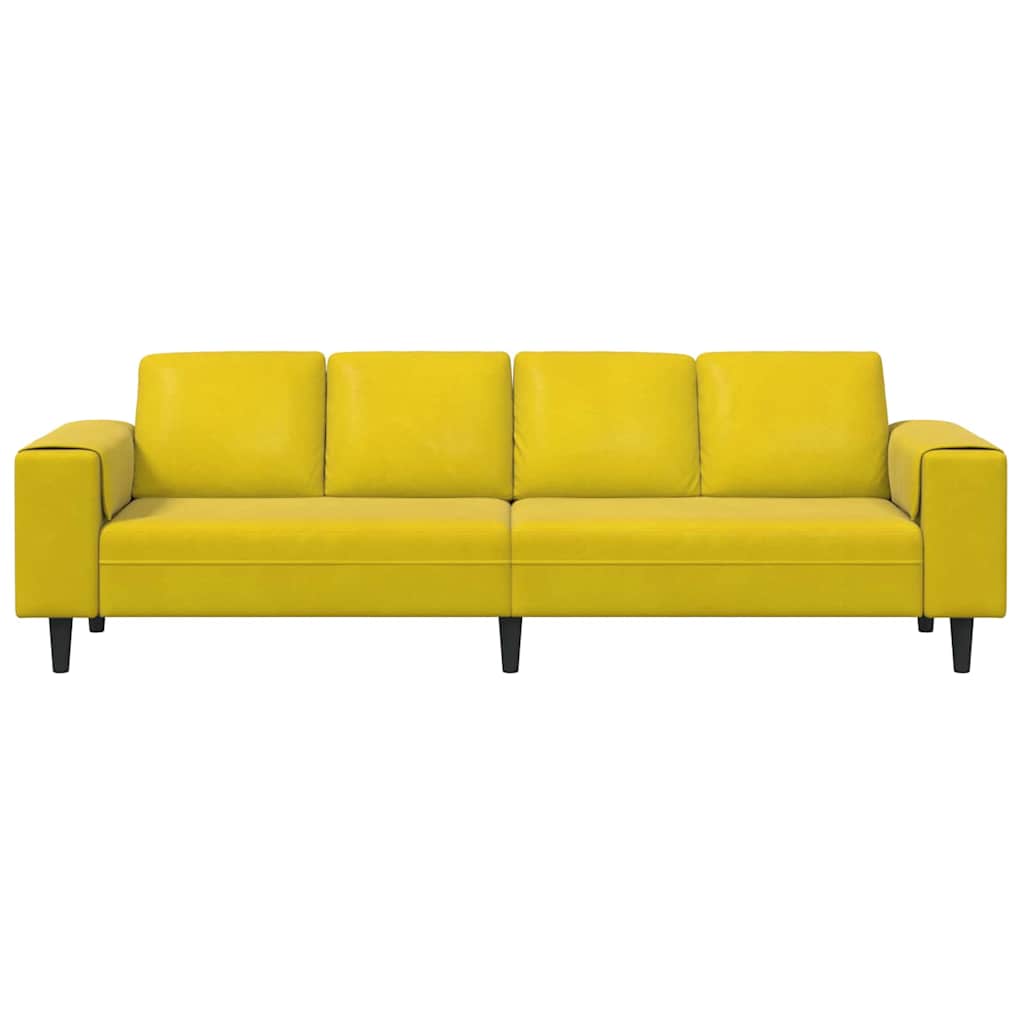 Kauč za dnevni boravak Žuta 250 x 77 x 76 cm