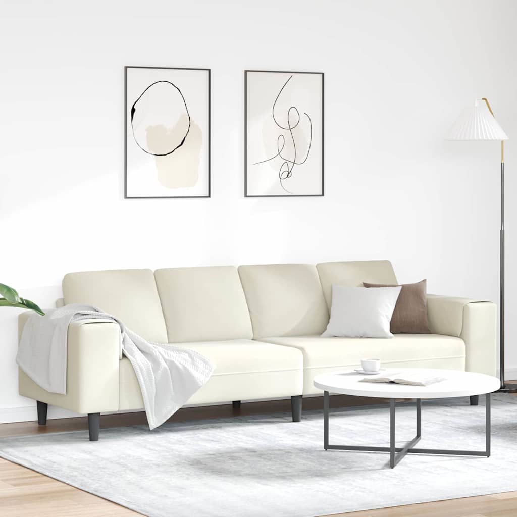 Kauč za dnevni boravak Krema 250 x 77 x 76 cm