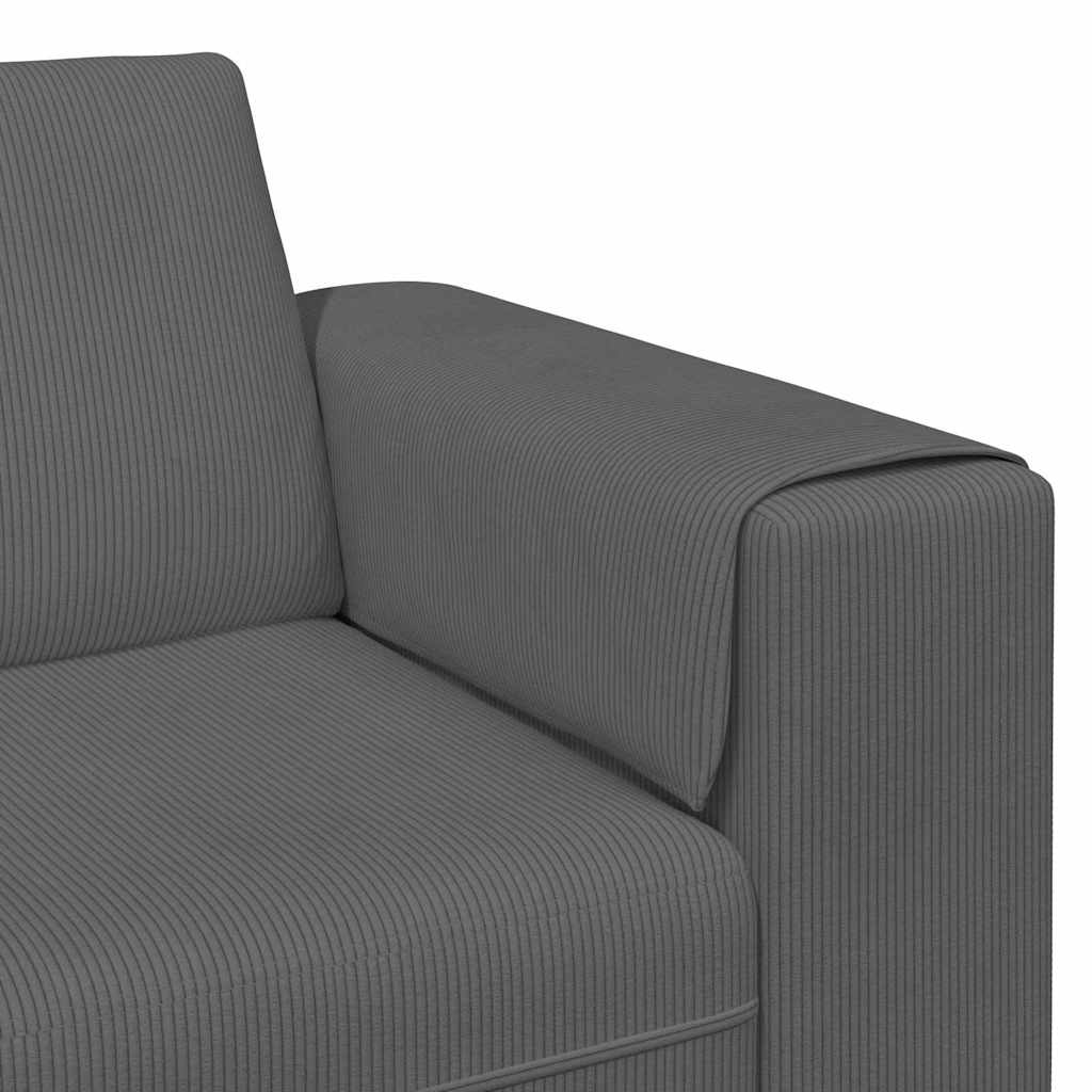 Sofa Tamno siva 250 x 77 x 76 cm Kordura tekstil