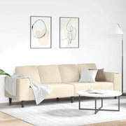 Sofa Krema 250 x 77 x 76 cm Kordura tekstil