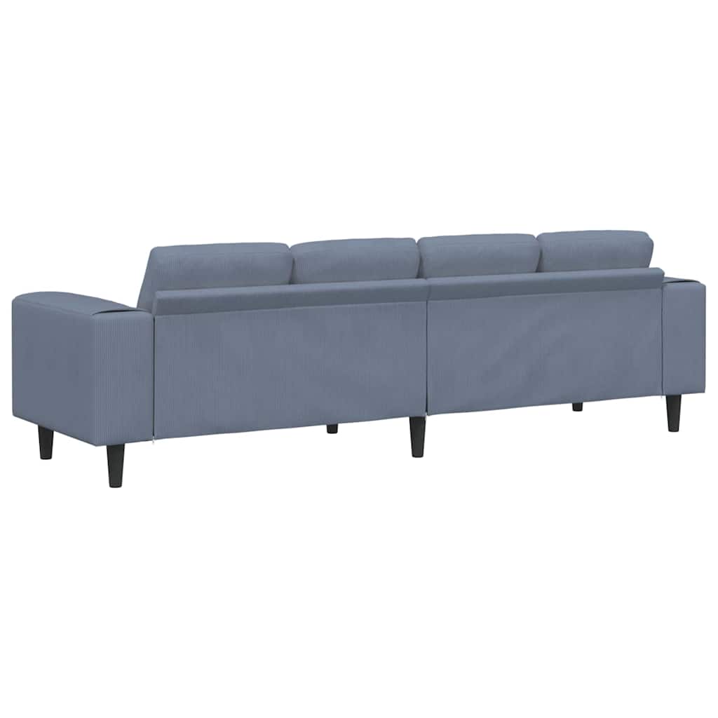 Sofa Plava 250 x 77 x 76 cm Kordura tekstil