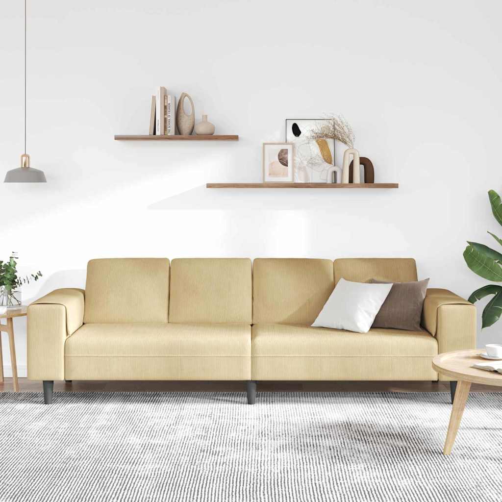 Sofa Siva zelena 250 x 77 x 76 cm Kordura tekstil
