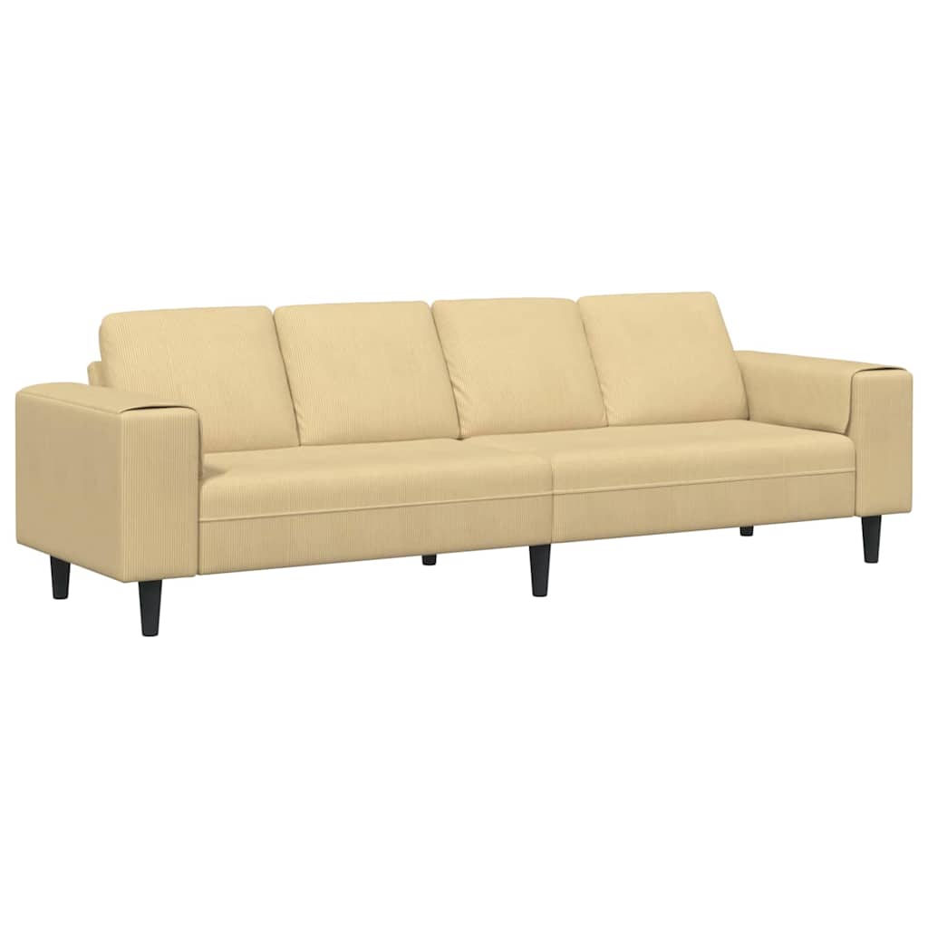Sofa Siva zelena 250 x 77 x 76 cm Kordura tekstil