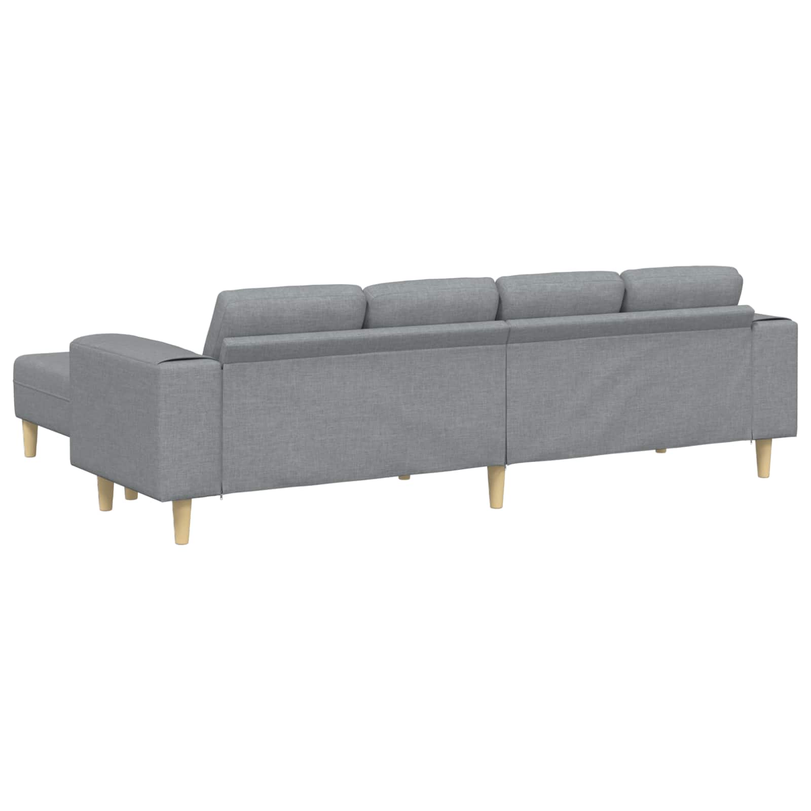 Kauč za dnevni boravak 3 pcs Svijetlo siva Poliester