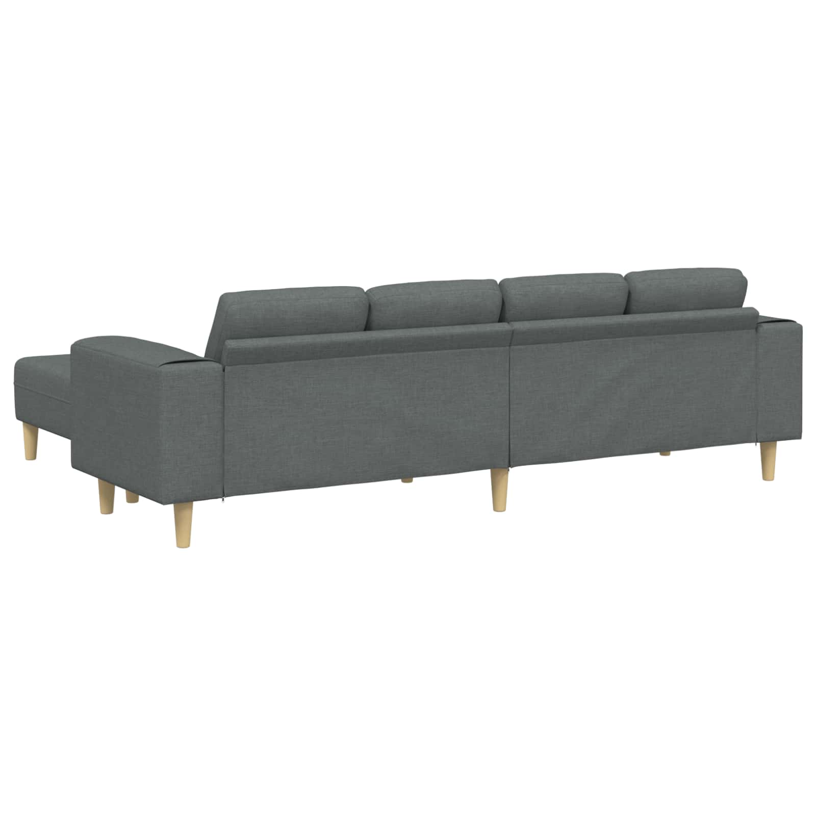 Kauč za dnevni boravak 3 pcs Tamno siva Poliester