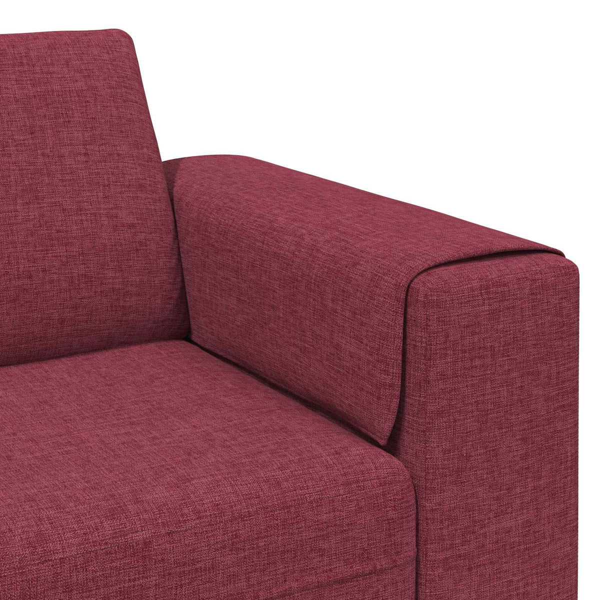 Kauč za dnevni boravak 3 pcs Vinska crvena 250 x 188 x 76 cm