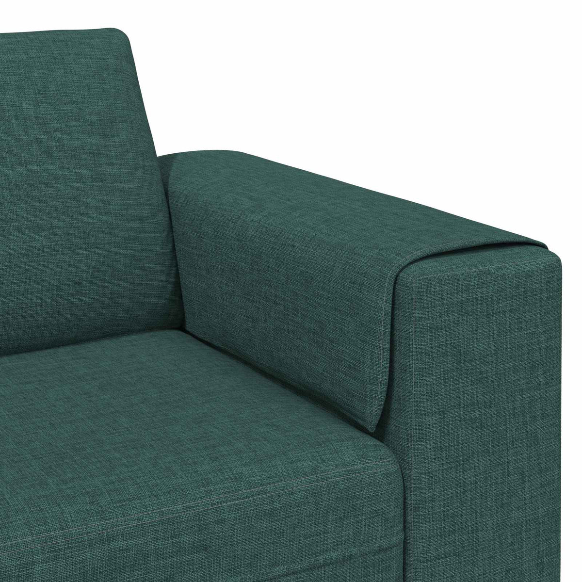 Kauč za dnevni boravak 3 pcs Tamnozelena Poliester