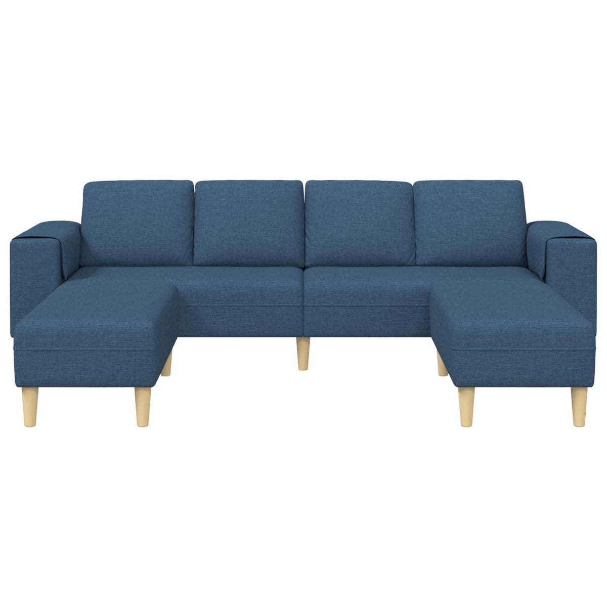 Kauč za dnevni boravak 3 pcs Plava Poliester