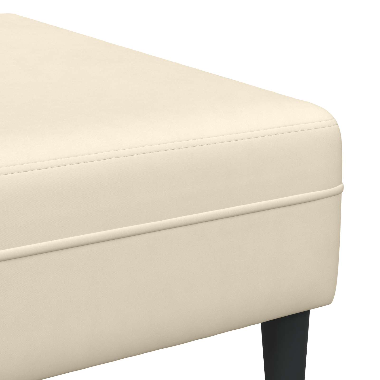 Sofa Krema 250 x 188 x 76 cm Kordura tekstil
