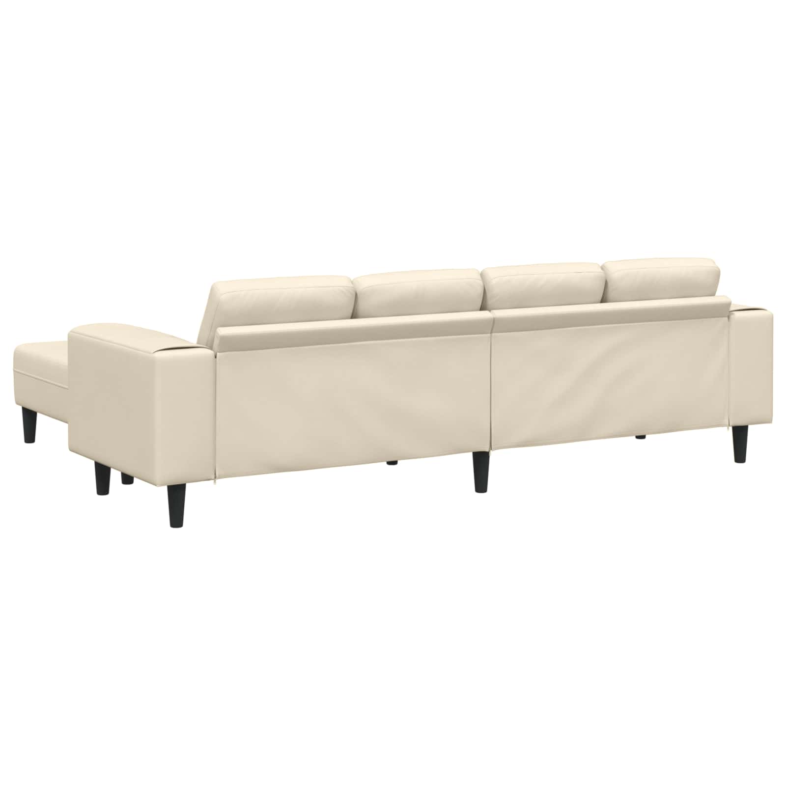 Sofa Krema 250 x 188 x 76 cm Kordura tekstil