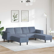 Sofa Plava 250 x 188 x 76 cm Kordura tekstil