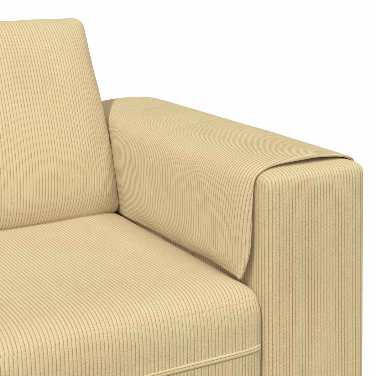Sofa Siva zelena 250 x 188 x 76 cm Kordura tekstil