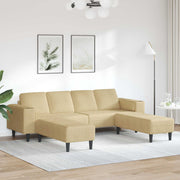 Sofa Siva zelena 250 x 188 x 76 cm Kordura tekstil
