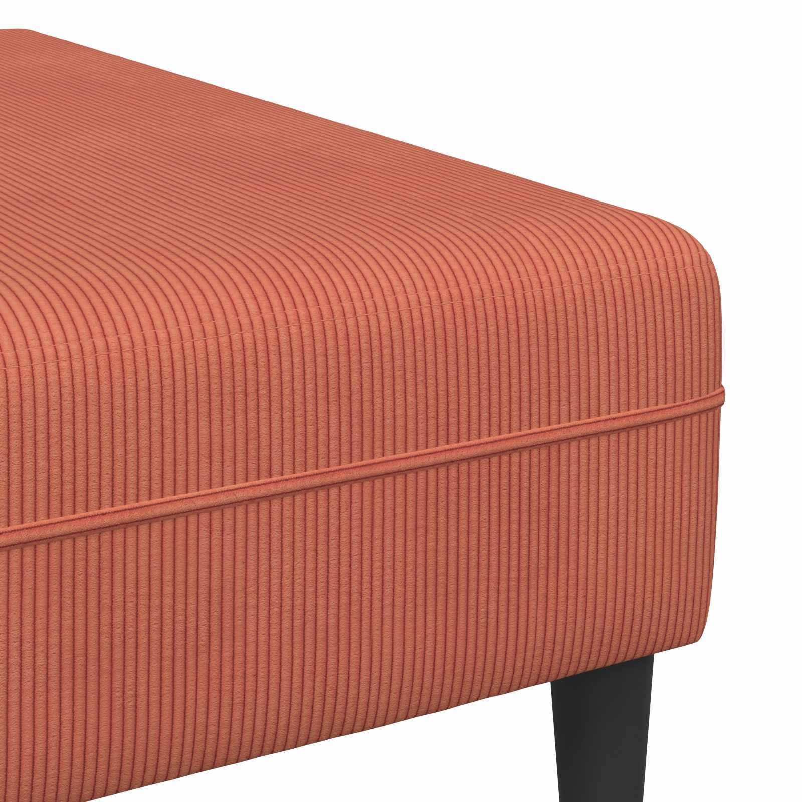 Sofa Crvena narančasta 250 x 188 x 76 cm Kordura tekstil