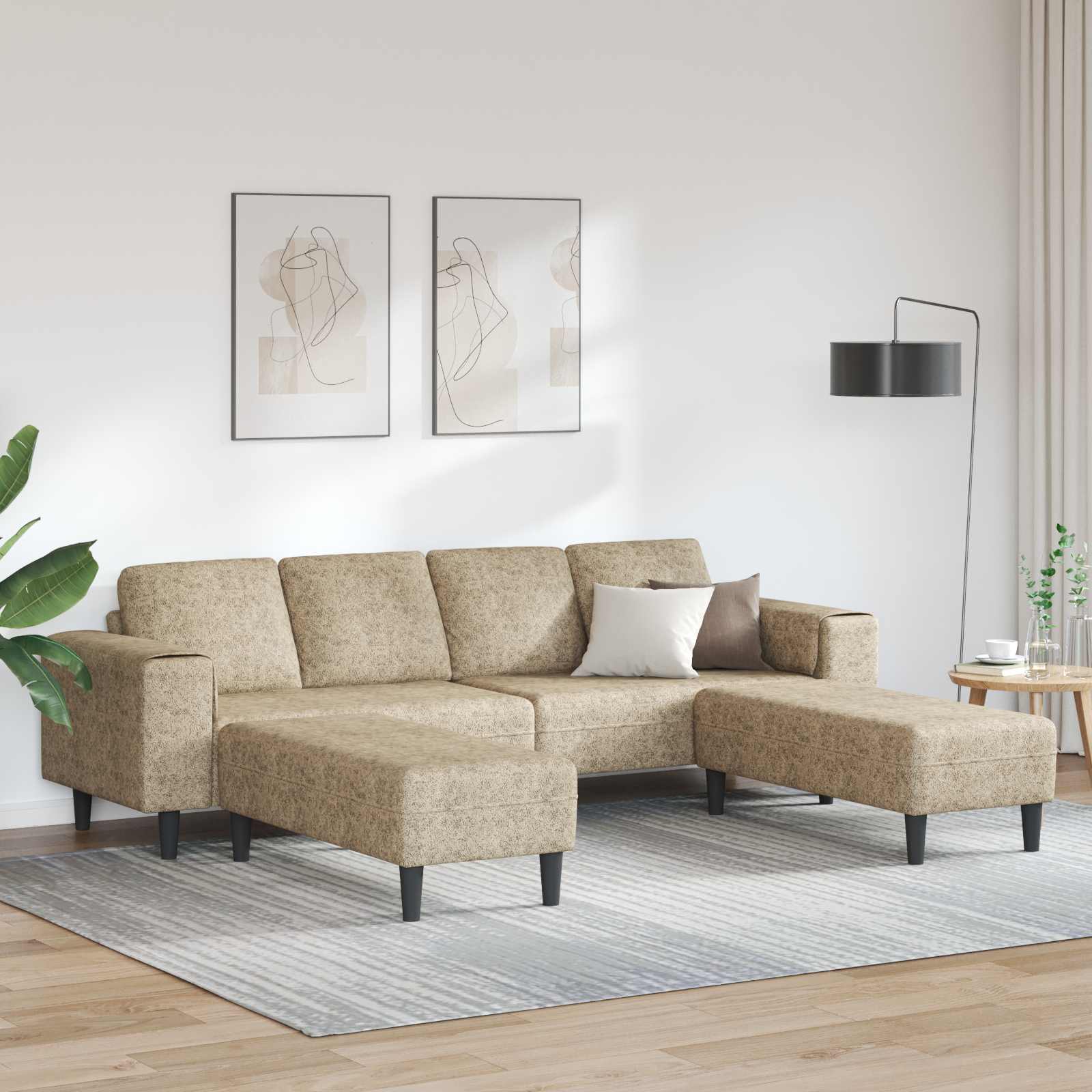 Kauč za dnevni boravak 3 pcs Svijetlo siva