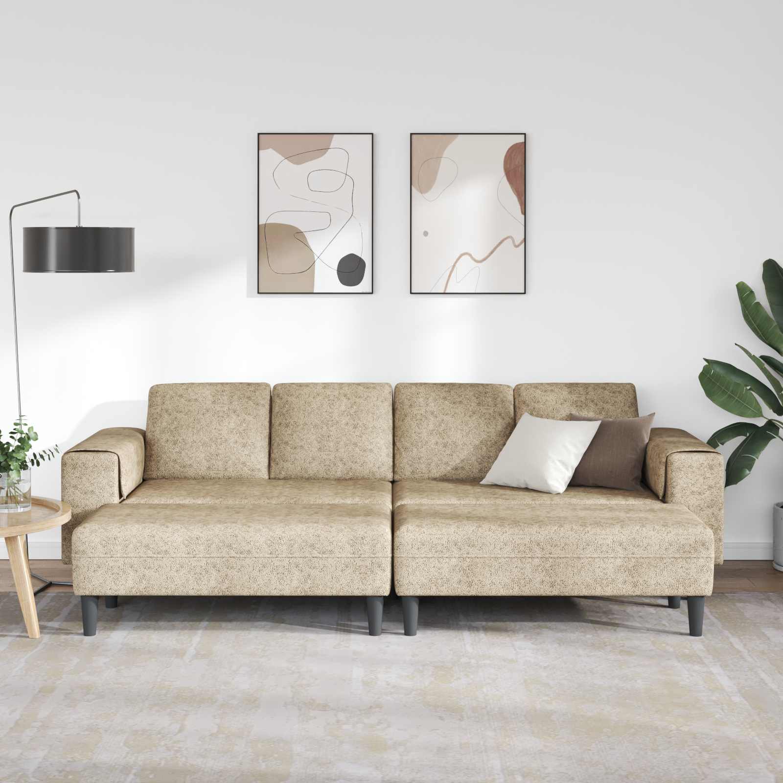 Kauč za dnevni boravak 3 pcs Svijetlo siva