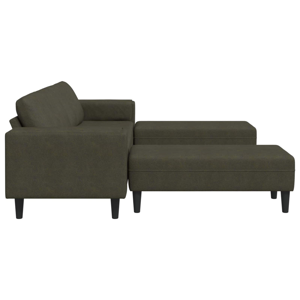 Kauč za dnevni boravak 3 pcs Maslinasto zelena