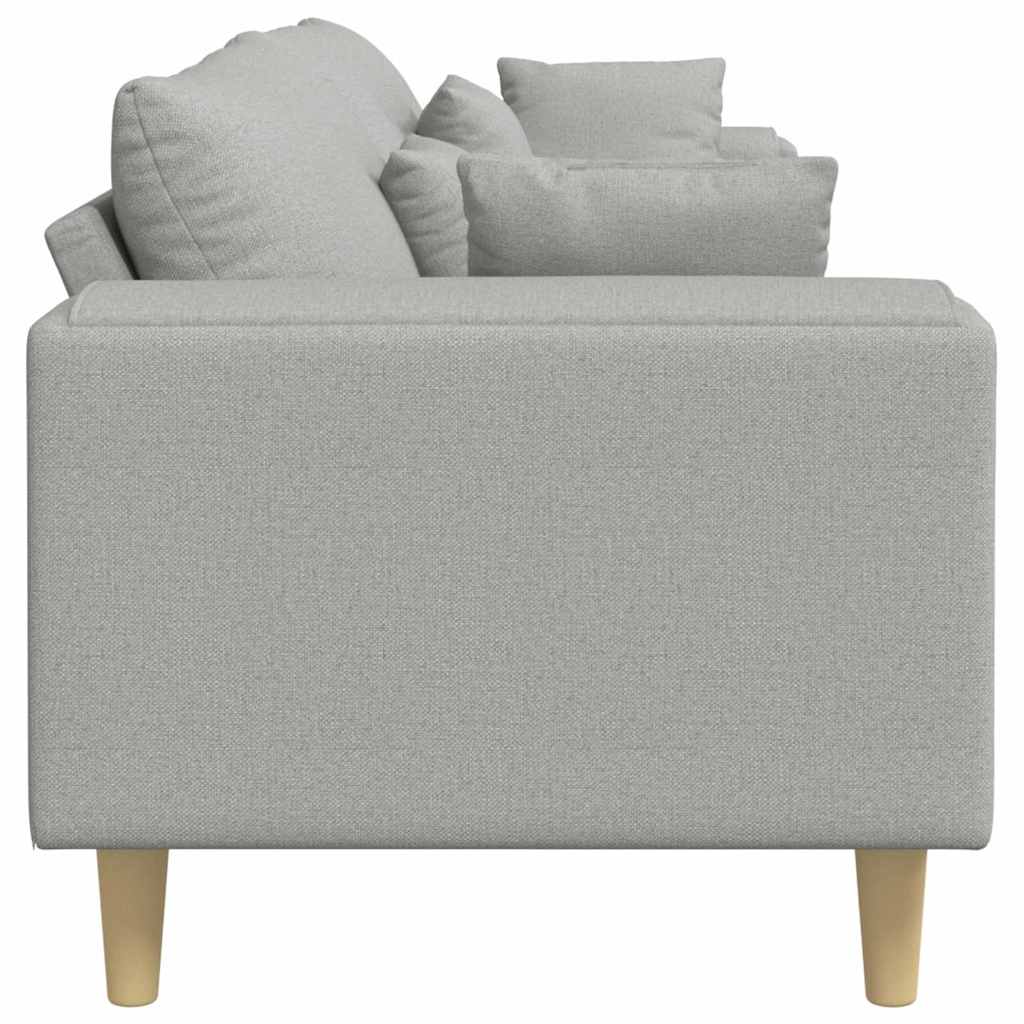 Sofa Oblačnosiva 250 x 77 x 76 cm tkanina