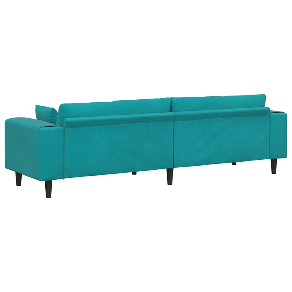 Sofa Tirkizna 250 x 77 x 76 cm Baršun