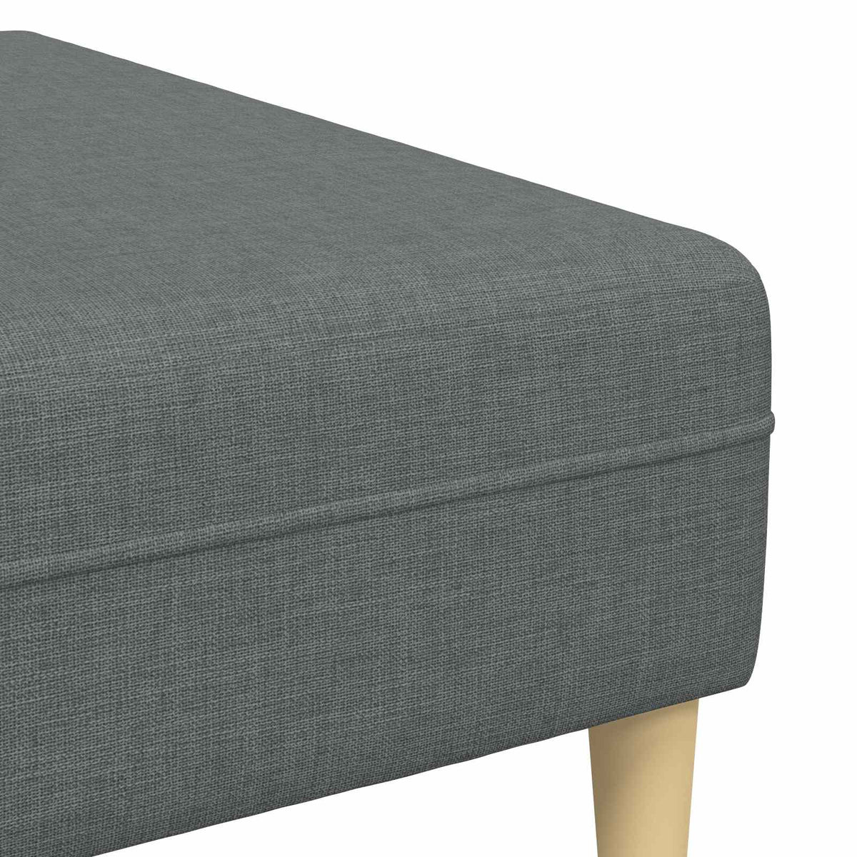 Sofa s jastukom 3 pcs Tamno siva tkanina