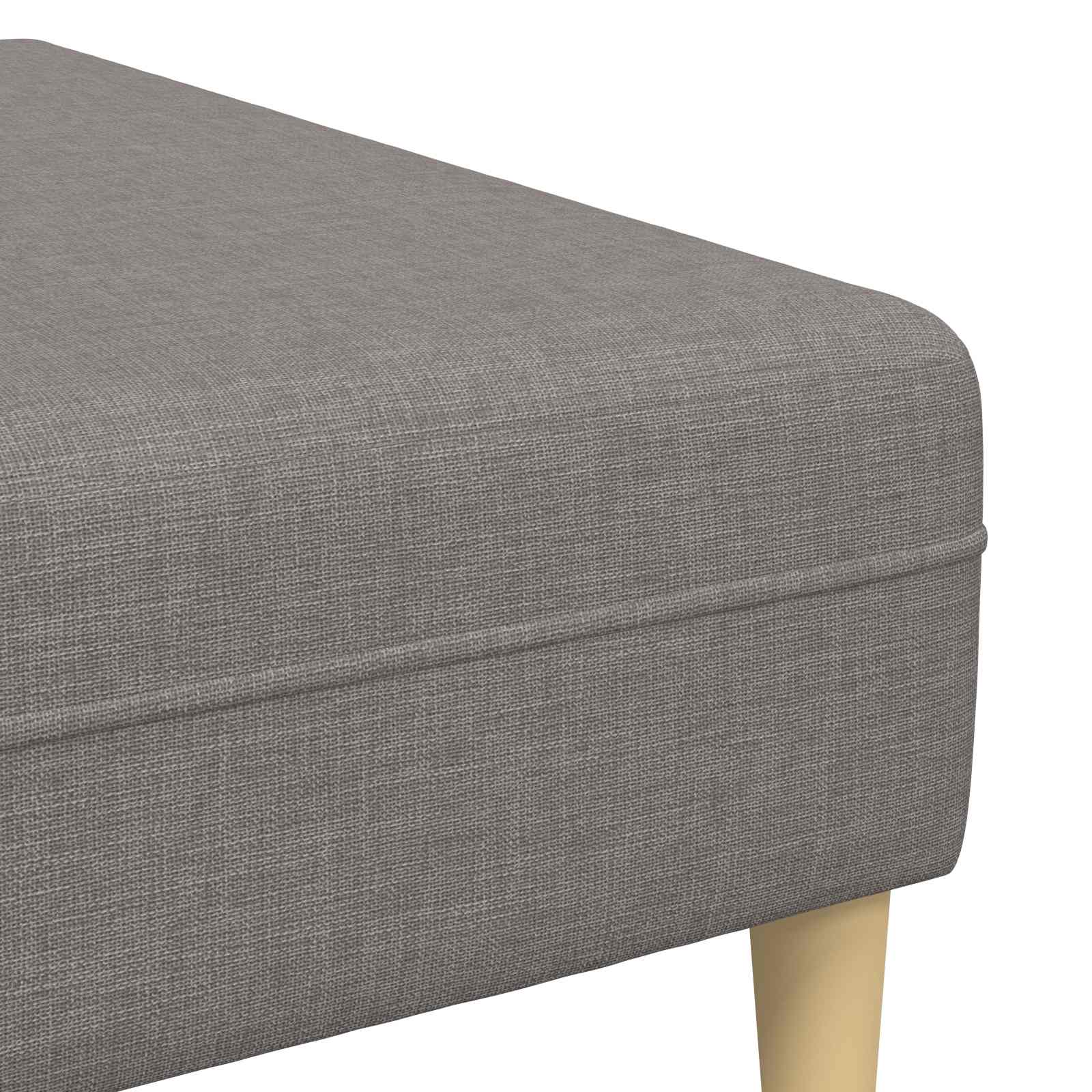 Sofa s jastukom 3 pcs Sivo-smeđa tkanina