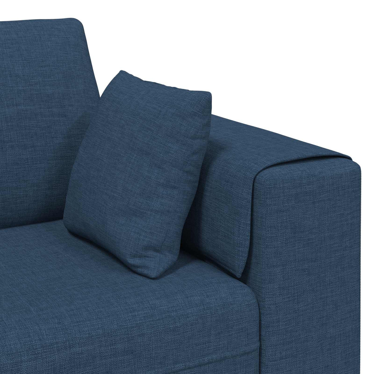 Sofa s jastukom 3 pcs Plava tkanina