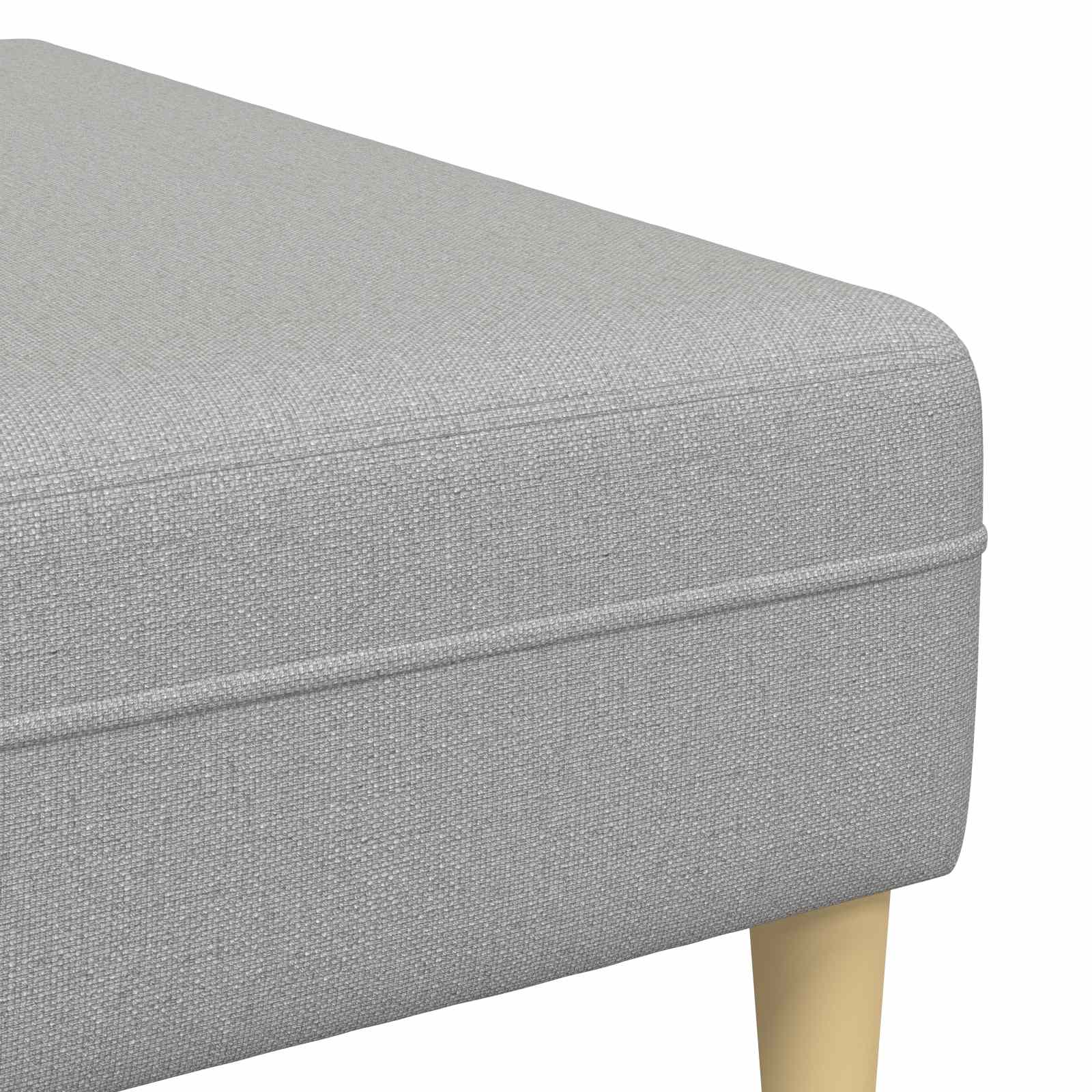 Sofa 3 pcs Oblačnosiva 250 x 188 x 76 cm tkanina